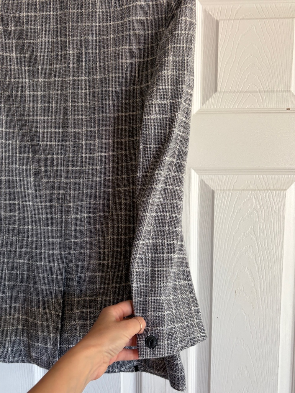 Rag & Bone grey check deconstructed check ames blazer (missing size) - Picture 12 of 16
